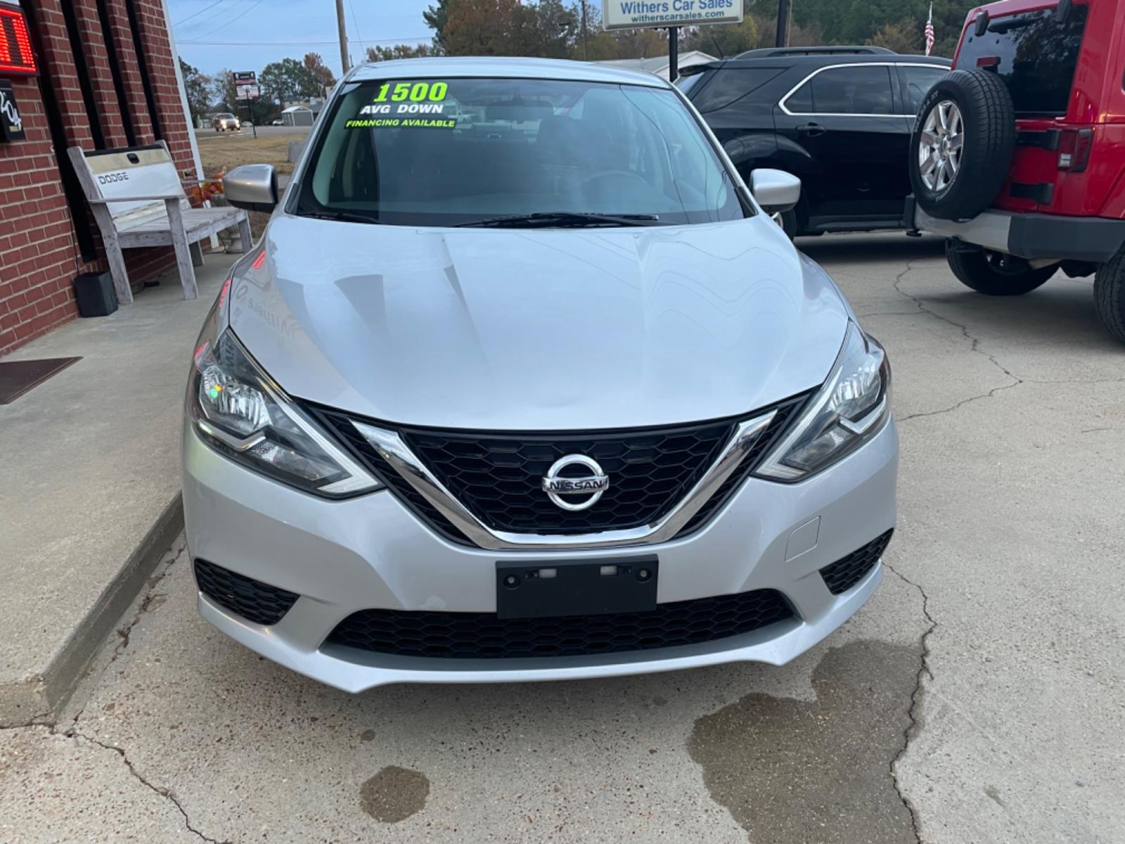 2017 Silver /Gray Nissan Sentra S 6MT (3N1AB7APXHY) with an 1.8L L4 SFI DOHC 16V engine, 6M transmission, located at 204 Hwy. 16 East, Carthage, MS, 39051, (601) 267-7277, 0.000000, 0.000000 - Photo #2